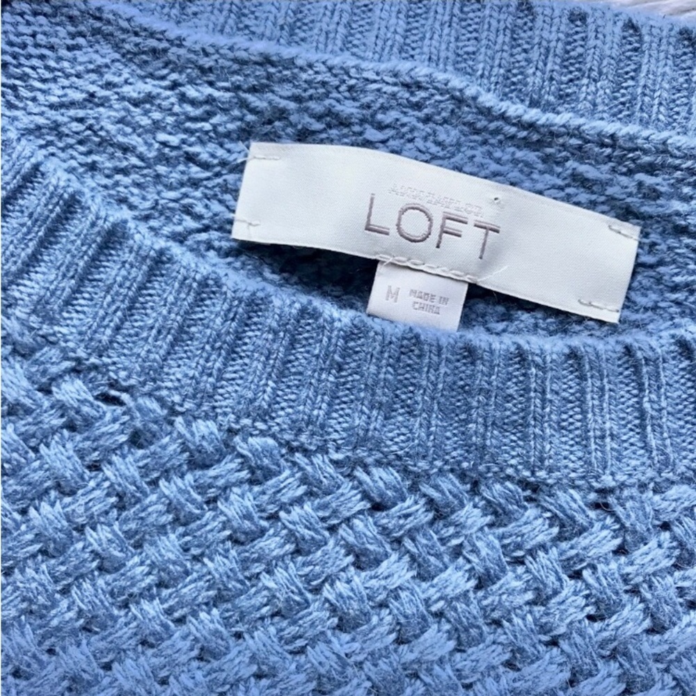 LOFT basketweave sweater